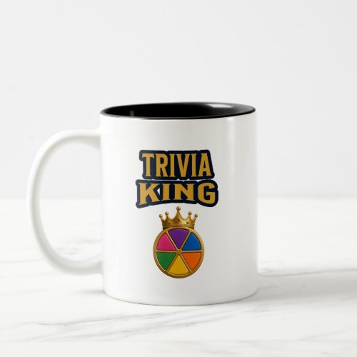 Trivia King Two-Tone Coffee Mug