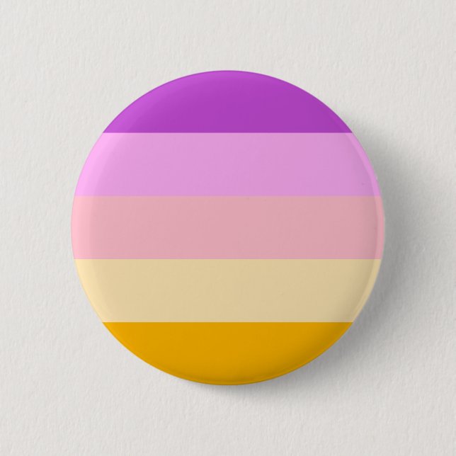 Trixic Pride Flag LGBT Pride Button (Front)