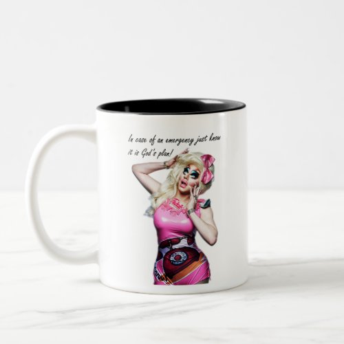 Trixie Mattel _ In Case of An Emergency Two_Tone Coffee Mug