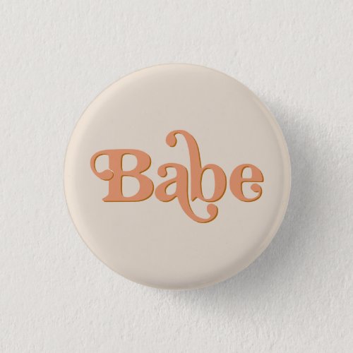 TRIXIE Retro 70s The Party Bachelorette Babe Button