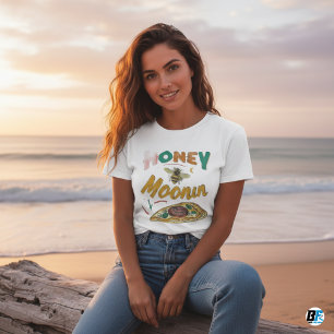 TRIXIE Retro 70's Themed Honeymoonin' Bride T-Shirt