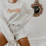 TRIXIE Retro 70's Themed Orange Groovy Auntie Sweatshirt