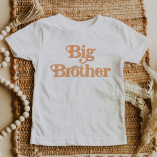 TRIXIE Retro Groovy 70's Big Brother Announcement Baby T-Shirt