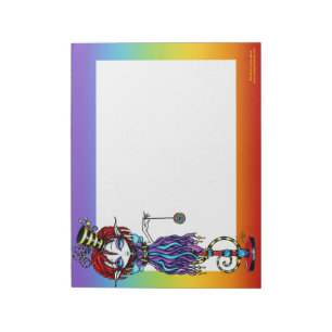 Trixy Pixie Stick Sideshow Circus BIG Notepad