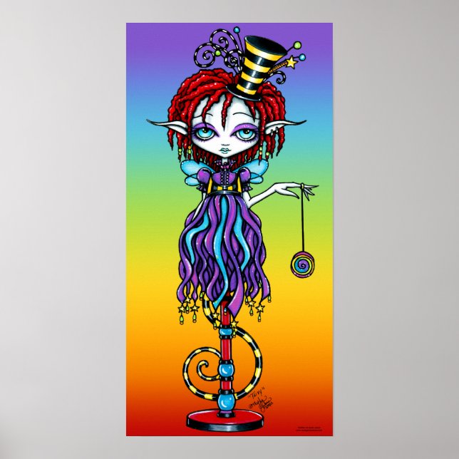 Trixy Pixie Stick Sideshow Circus Fairy Poster (Front)
