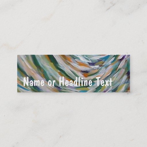 Customizable TRJ Fine Art Template Business Card