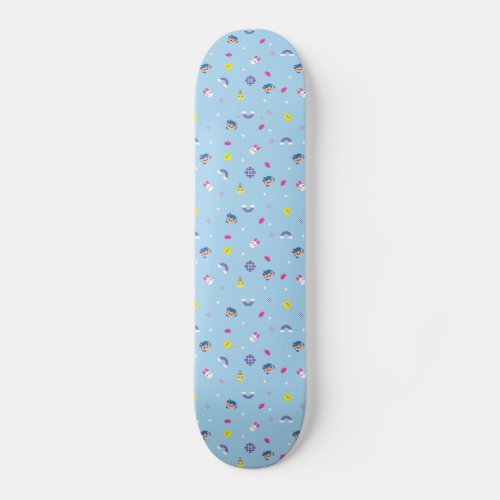 TRK _ Blue Pattern Skateboard