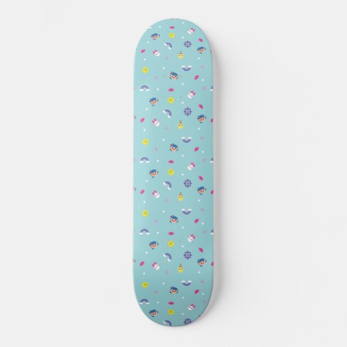 TRK _ Teal Pattern Skateboard