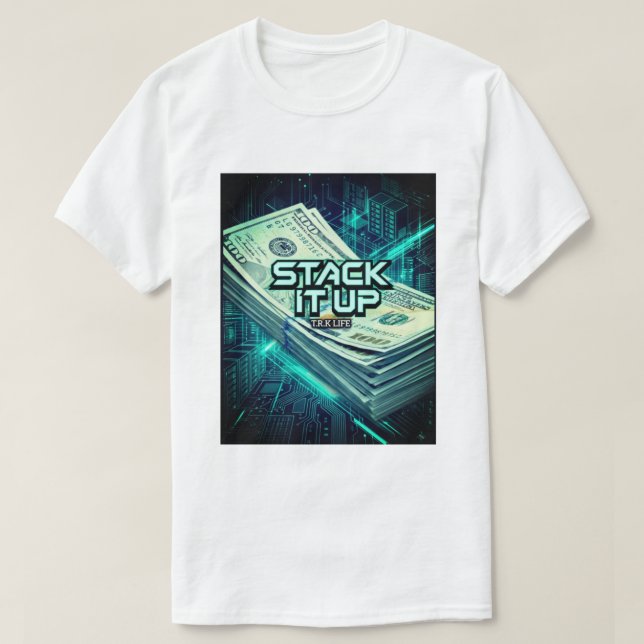 TRK WORLD STACK IT UP  T-Shirt (Design Front)