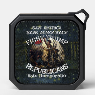 Trmp Republican Party MAGA USA America Vote Trump Bluetooth Speaker