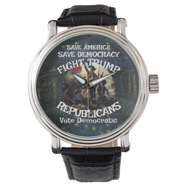 Trmp Republican Party MAGA USA America Vote Trump Watch (Front)