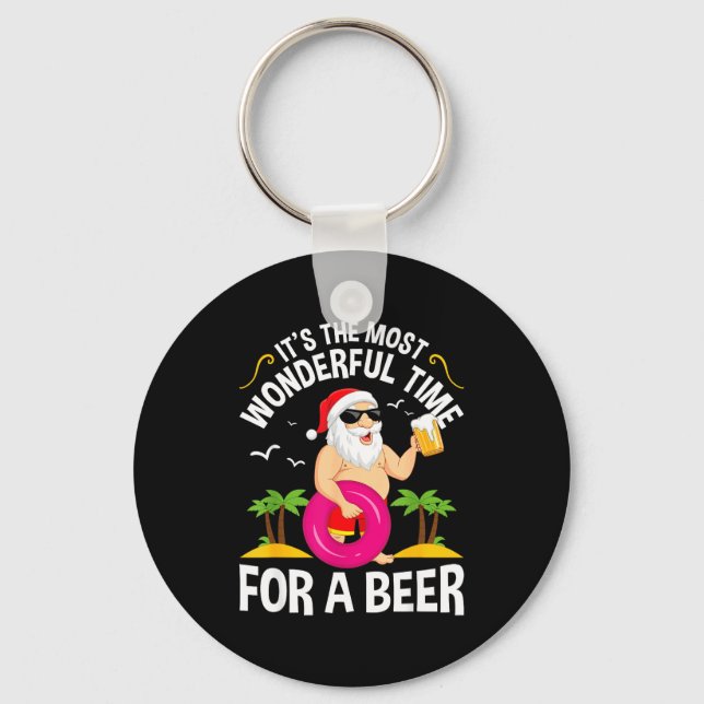 Trocal Christmas It's The Most Wonderful Time For  Keychain (Front)