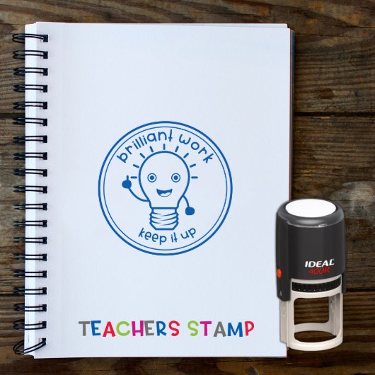 Trodat Ideal Self-Inking - Teacher Stamp (Top)