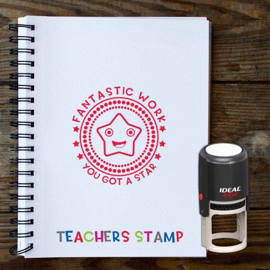 Trodat Ideal Self-Inking - Teacher Stamp (Top)