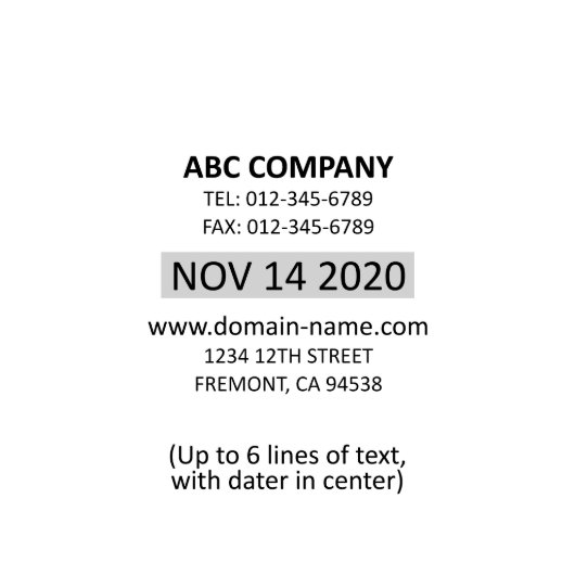 Trodat Printy Dater 4729 Self-Inking Stamp (4729 Template)