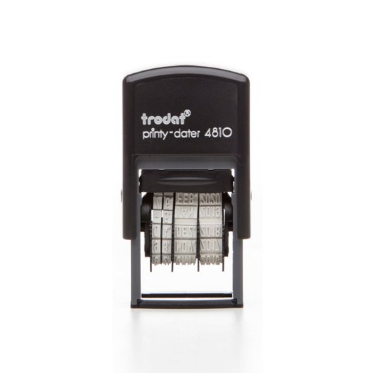 Trodat Printy Dater 4810 Self-Inking Stamp (Front)