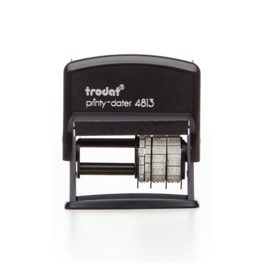 Trodat Printy Dater 4813 Self-Inking Stamp (Front)