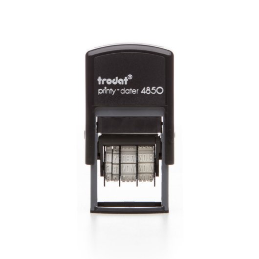 Trodat Printy Dater 4850 Pre-Inked Stamp (Front)