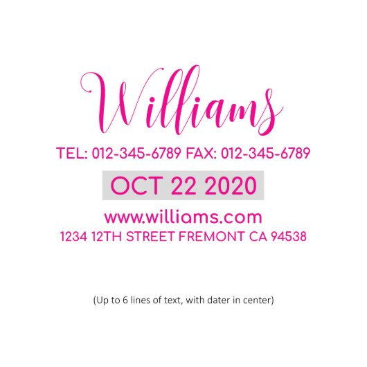 Trodat Printy Self-Inking Address Stamp (Top)