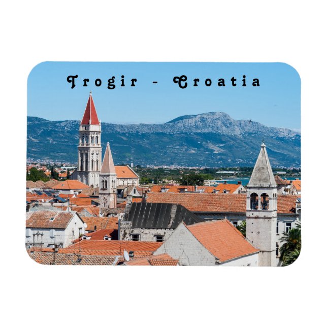 Trogir historical city - Dalmatia, Croatia Magnet (Horizontal)