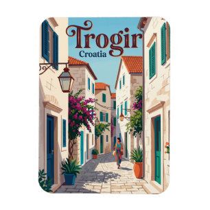 Trogir Old Town Alley Croatia Magnet