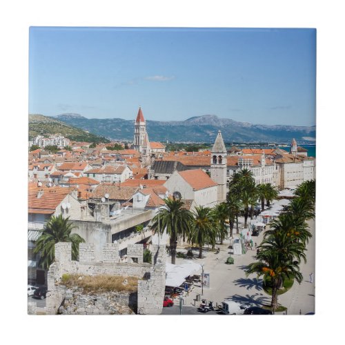 Trogir seafront promenade _ Dalmatia Croatia Ceramic Tile