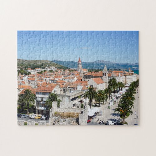 Trogir seafront promenade _ Dalmatia Croatia Jigsaw Puzzle