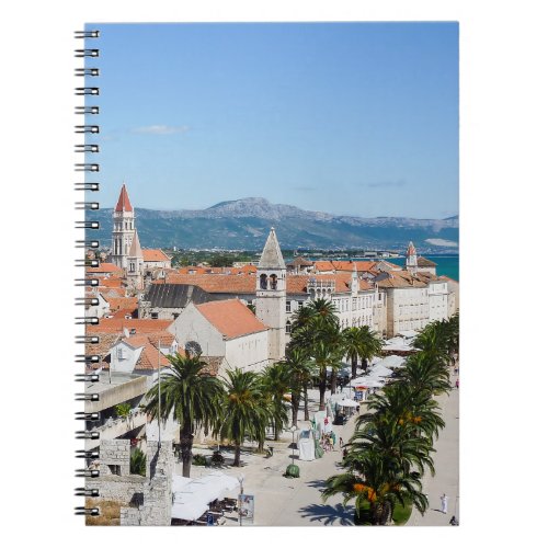 Trogir seafront promenade _ Dalmatia Croatia Notebook