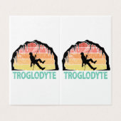 Troglodyte - Funny Caving Spelunking Speleology (Outside Unfolded)