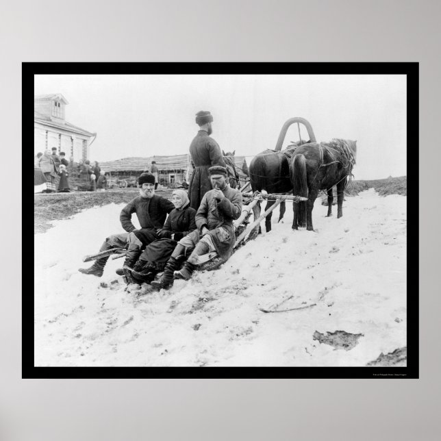 Troika Travel in Russia 1880 Poster (Front)