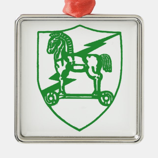 Trojan Products Metal Ornament (Front)