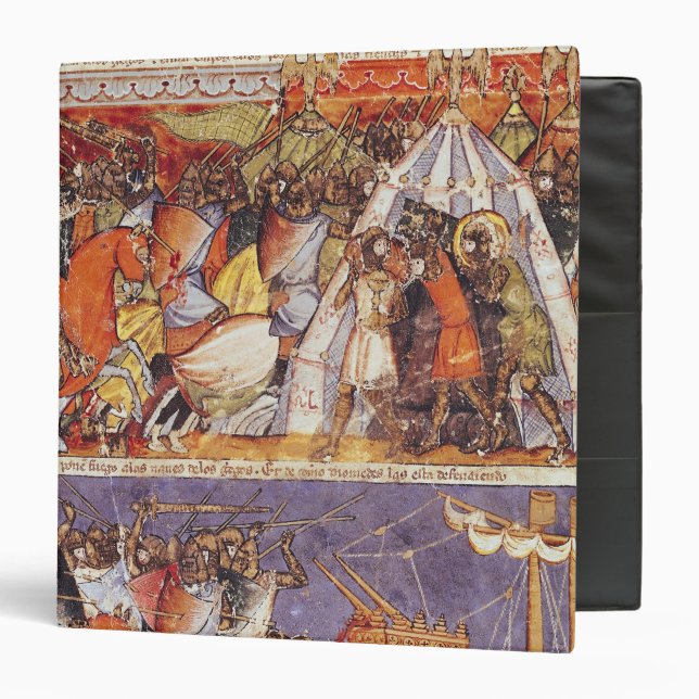 Trojans Invading Greek Camp Binder (Front/Inside)