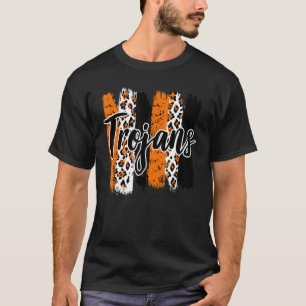 Trojans School Sports Fan Team Spirit Mascot T-Shirt