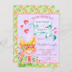 Troll Any Number Birthday Party Invitations