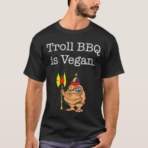 Troll BBQ Black T Shirt