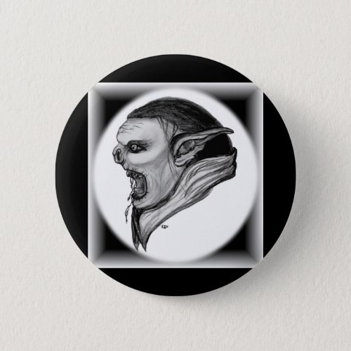 Troll black and white design button