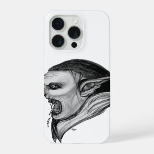 Troll Black and White Design iPhone 15 Pro Case