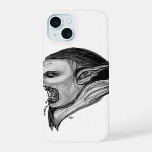 Troll black and white design iPhone 15 case