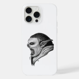 Troll Black and White Design iPhone 15 Pro Max Case