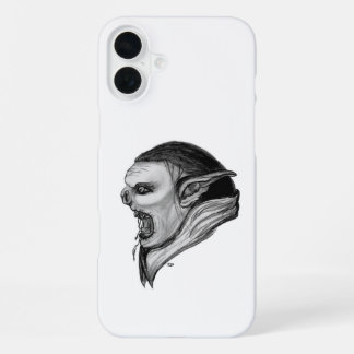 Troll Black and White Design iPhone 16 Plus Case