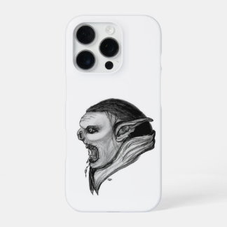 Troll Black and White Design iPhone 16 Pro Case
