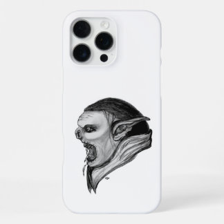 Troll Black and White Design iPhone 16 Pro Max Case