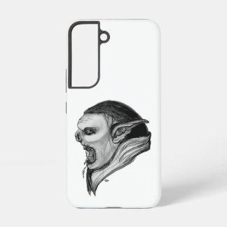 Troll Black and White Design Samsung Galaxy S22 Case