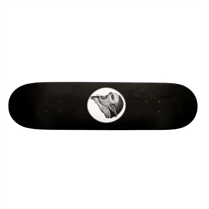 Troll black and white Design Skateboard Decks