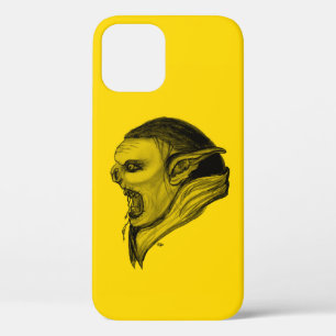 Troll Black and Yellow Design iPhone 12 Case