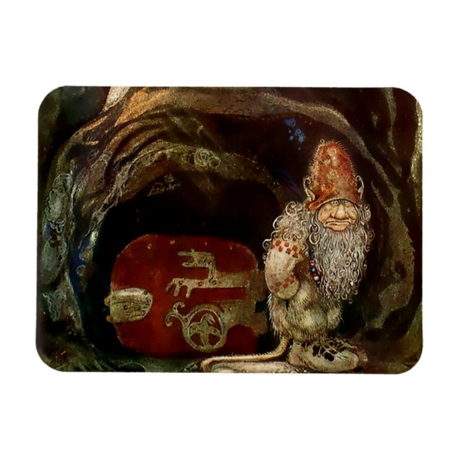 “Troll Door” by John Bauer Magnet (Horizontal)