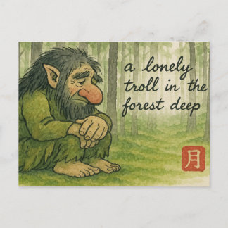 Troll Etegami Postcard
