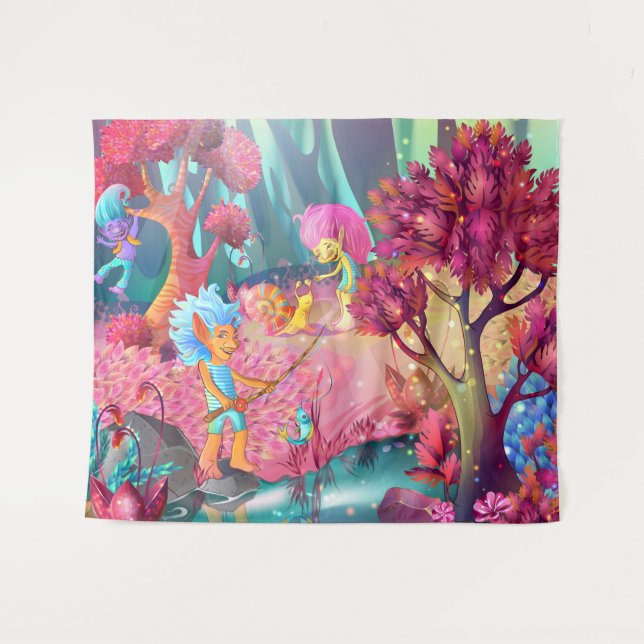 Troll Forest Tapestry (Front (Horizontal))