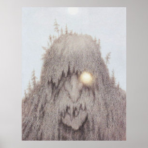 Troll Forest. Theodor Kittelsen Poster
