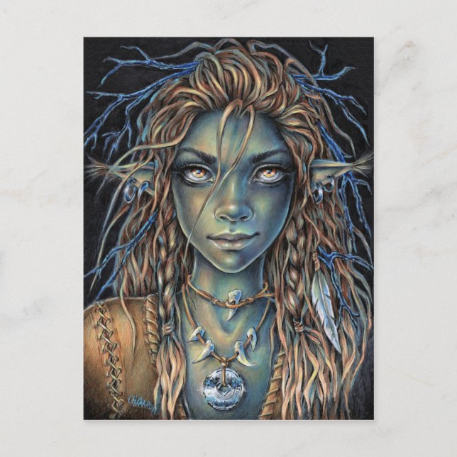 Troll Girl Postcard (Front)